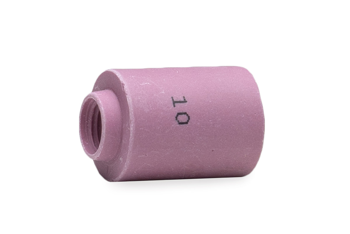 Сопло керамическое короткое (№16) 16мм для сварочной горелки TIG WP17/WP26 KIRK (упак/10шт)