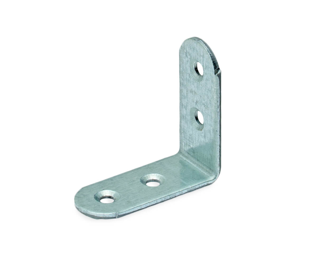 Уголок крепежный узкий 40x40x17х2,0 мм (упак/200шт)