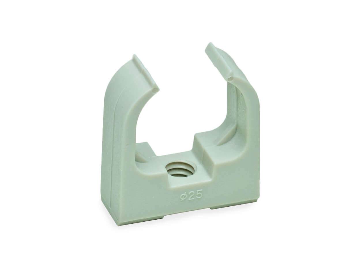 Пластмассовый зажим для труб M25 (упак/5шт)