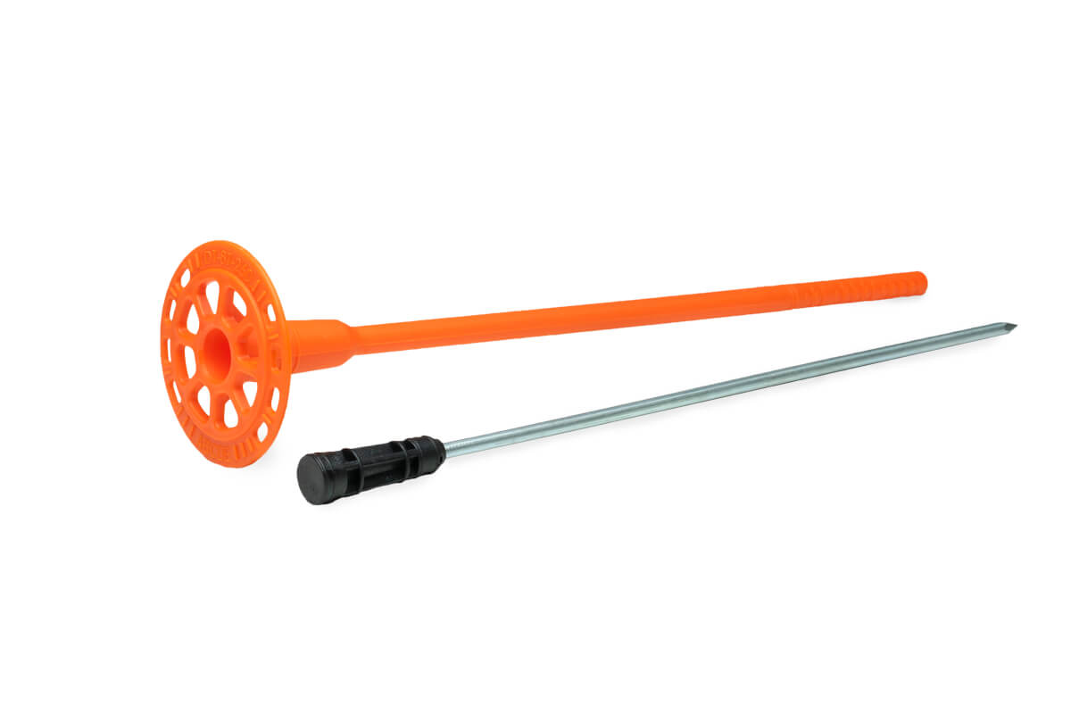 Дюбель тарельчатый 8х260 со стальным гвоздем с высокоэфф. термоголовкой DT-8T-260 (упак/150шт)