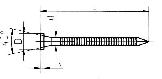 Гвоздь ершеный с конической головкой 4,0/4,35x50, оцинкованный, РБ (упак/5кг)