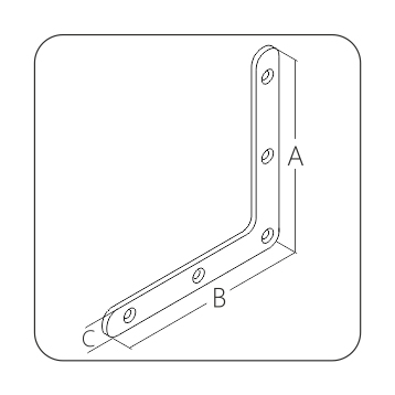Оконный уголок 100x18/2 NA8, желтый цинк (шт)