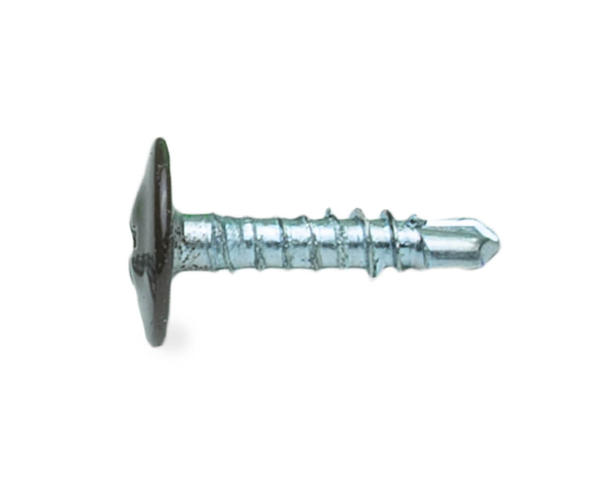 Саморез с п/ш SPS, сверло 4.2х16 RAL8019 (упак/10000шт)