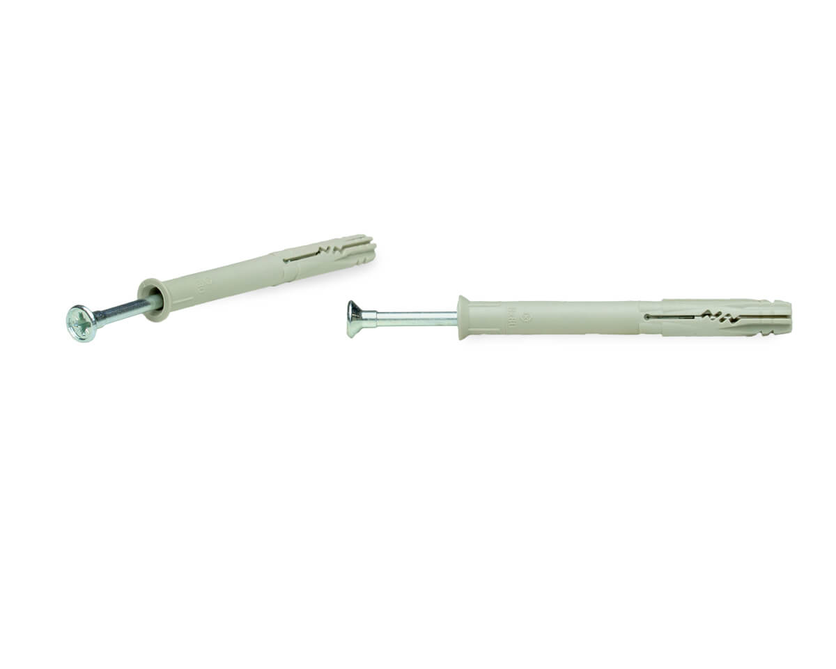 Дюбель-гвоздь GL, 8x80 потай, нейлон, ЕКТ (кор. с окном/50шт)