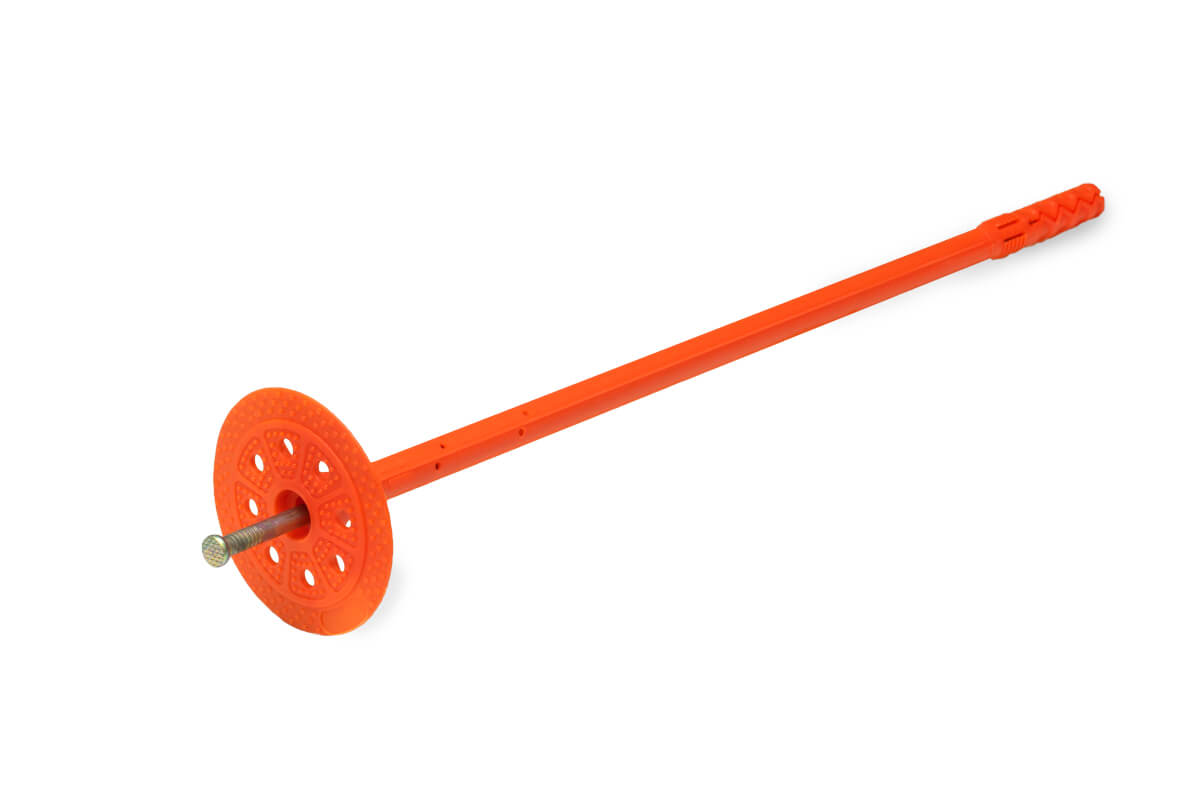 Держатель теплоизоляции 10x300 со стальным гвоздем БЕЗ ЗАГЛУШКИ (упак/150шт)