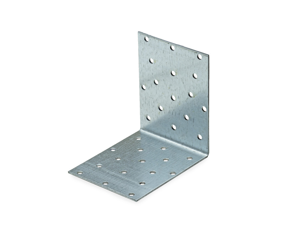 Уголок крепежный равносторонний 100x100x80x2,0 мм KUR-100-80 (упак/25шт)