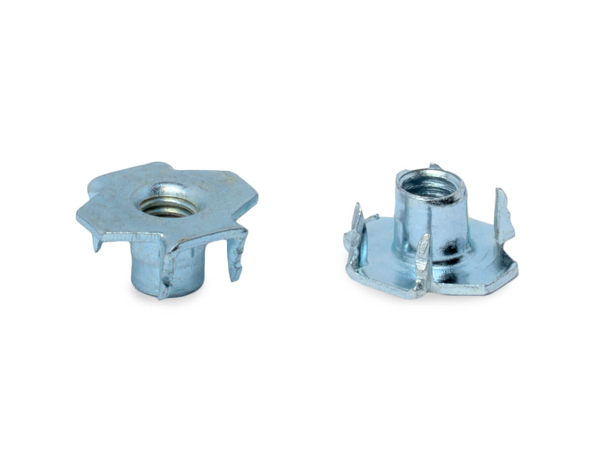 Гайка врезная М6х9, цинк, МОНТАЖ (пакет/10шт)