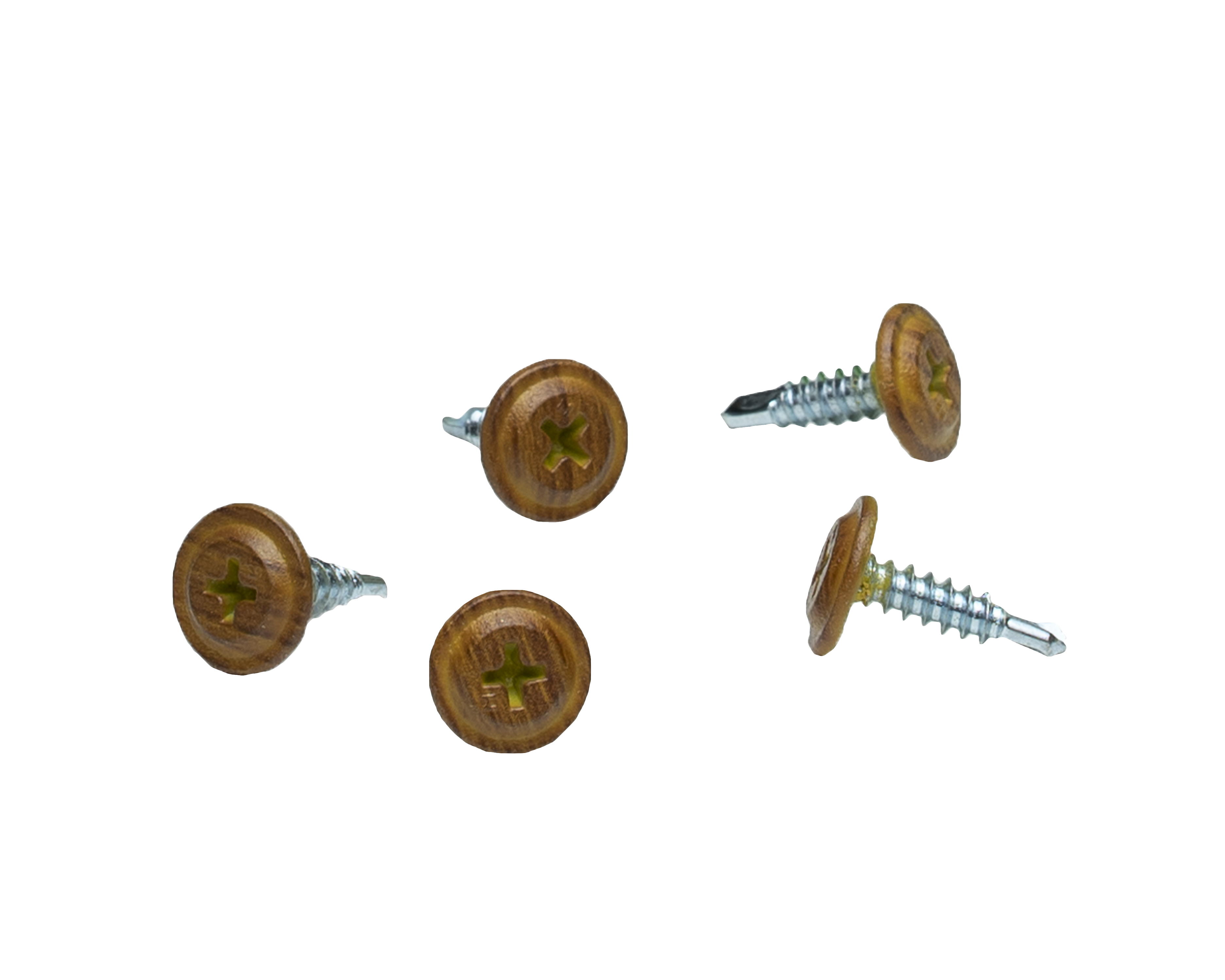 Саморез с п/ш 4.2х16 сверло, PRINTECH (Орех), ЕКТ (упак/100шт)