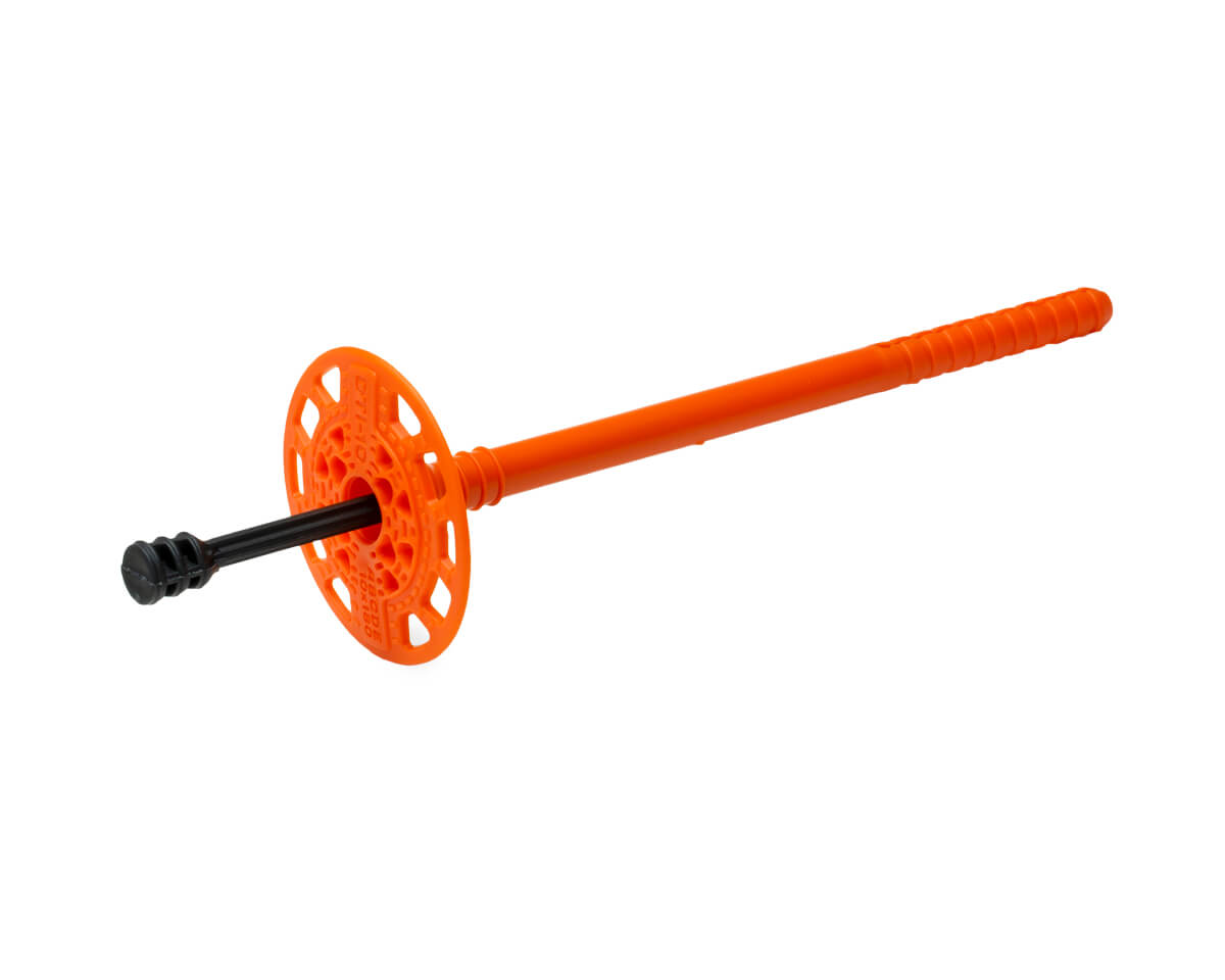 Дюбель тарельчатый 10х180 с полиамидным гвоздем DTI-10P (упак/250шт)