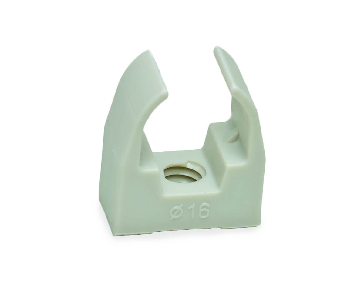 Пластмассовый зажим для труб M16 (упак/100шт)