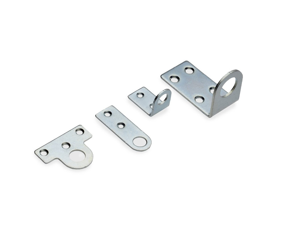 Пробой-ушко гнутое 30x40мм, цинк (пакет/1шт)