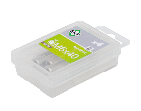 Винт с цилиндр. гол. и внутр. шестигр. 6х40, DIN912, НЕРЖ. СТАЛЬ (упак/4шт)