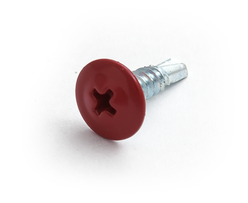 Саморез с п/ш SPS, сверло 4,2x16 RAL3005 (упак/10000шт)