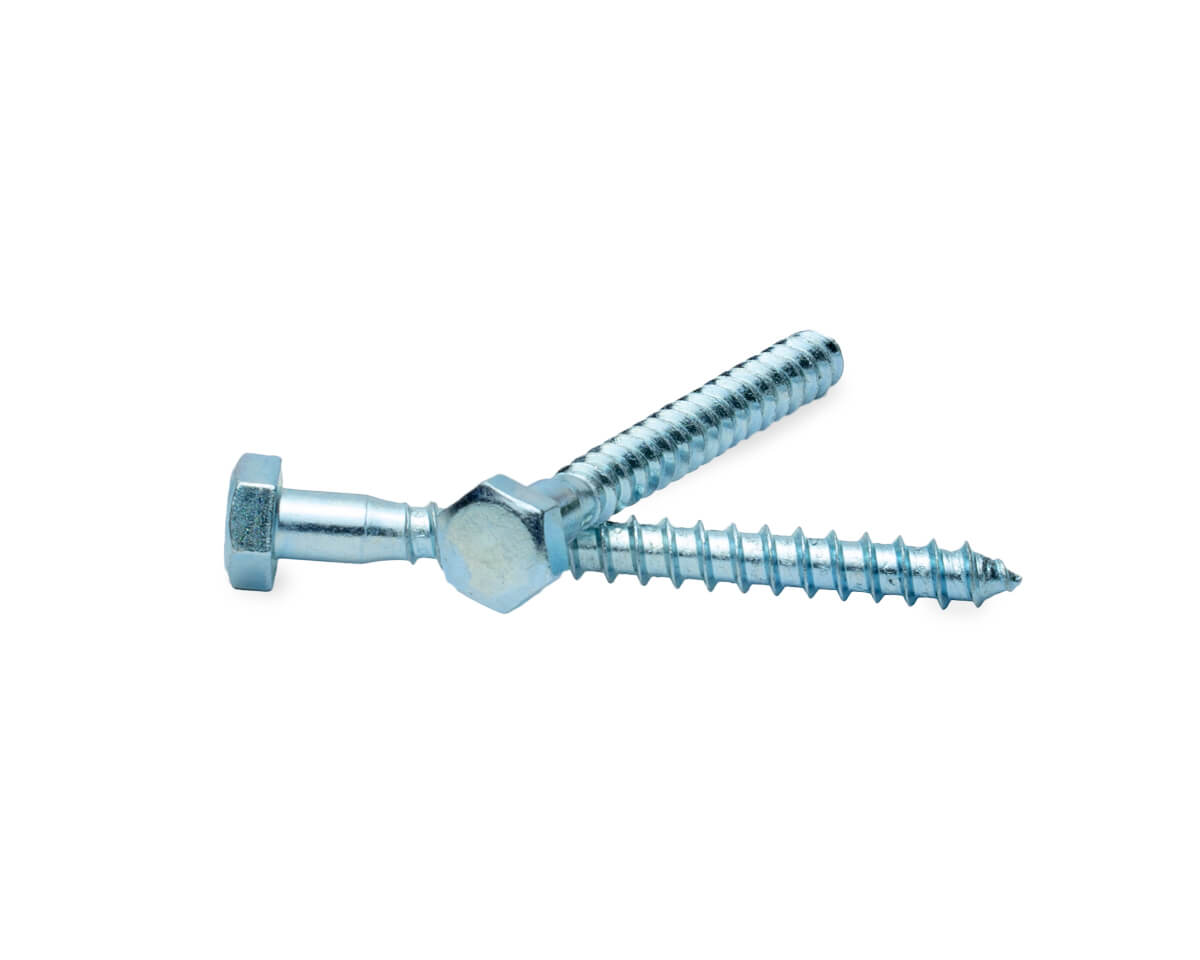 Саморез с 6-гранной головкой, 8.0x80 острый, цинк, ЕКТ (упак/8шт)