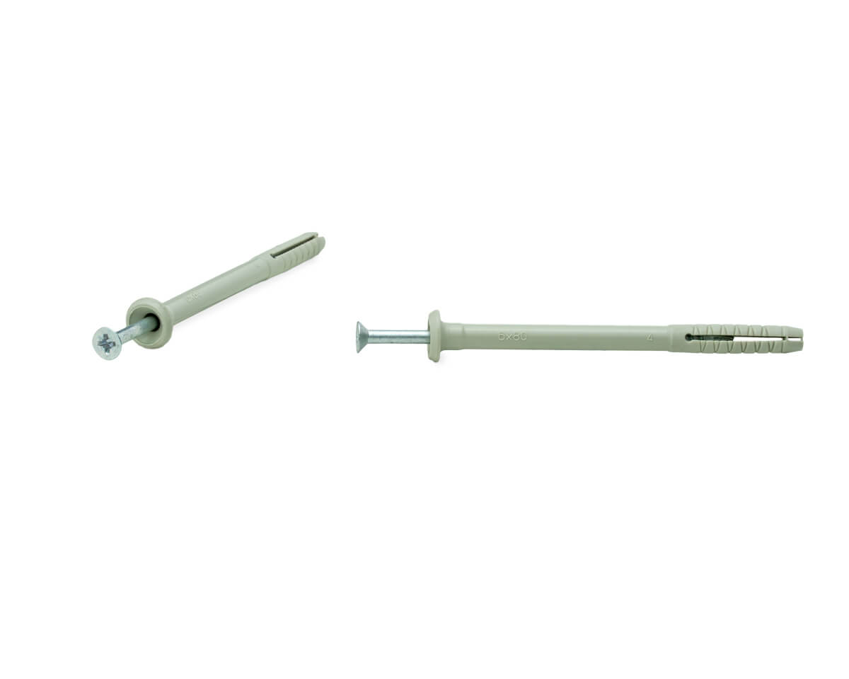 Дюбель-гвоздь GL, 6x80 гриб, нейлон, ЕКТ (кор. с окном/100шт)