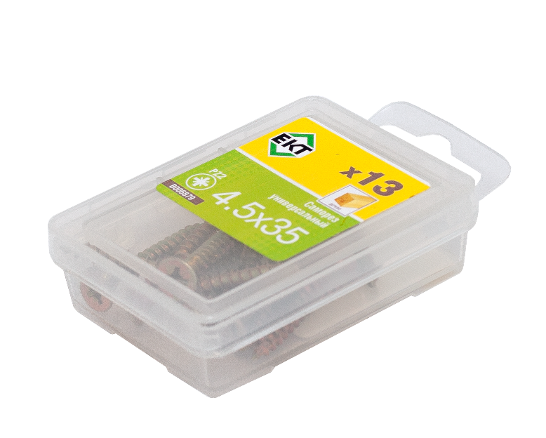 Саморез, желтый цинк 4,5х35 (упак/13шт)