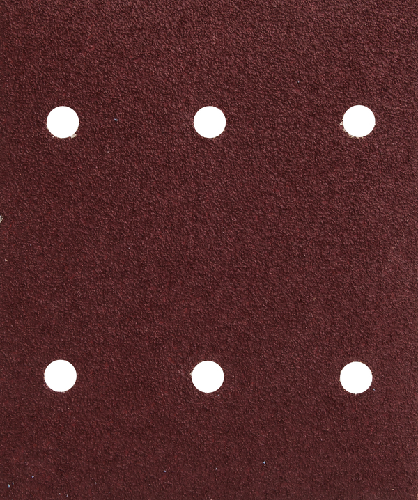 Бумага наждачная 114х140мм, P60, 6 отверстий, KERN (упак/5шт)