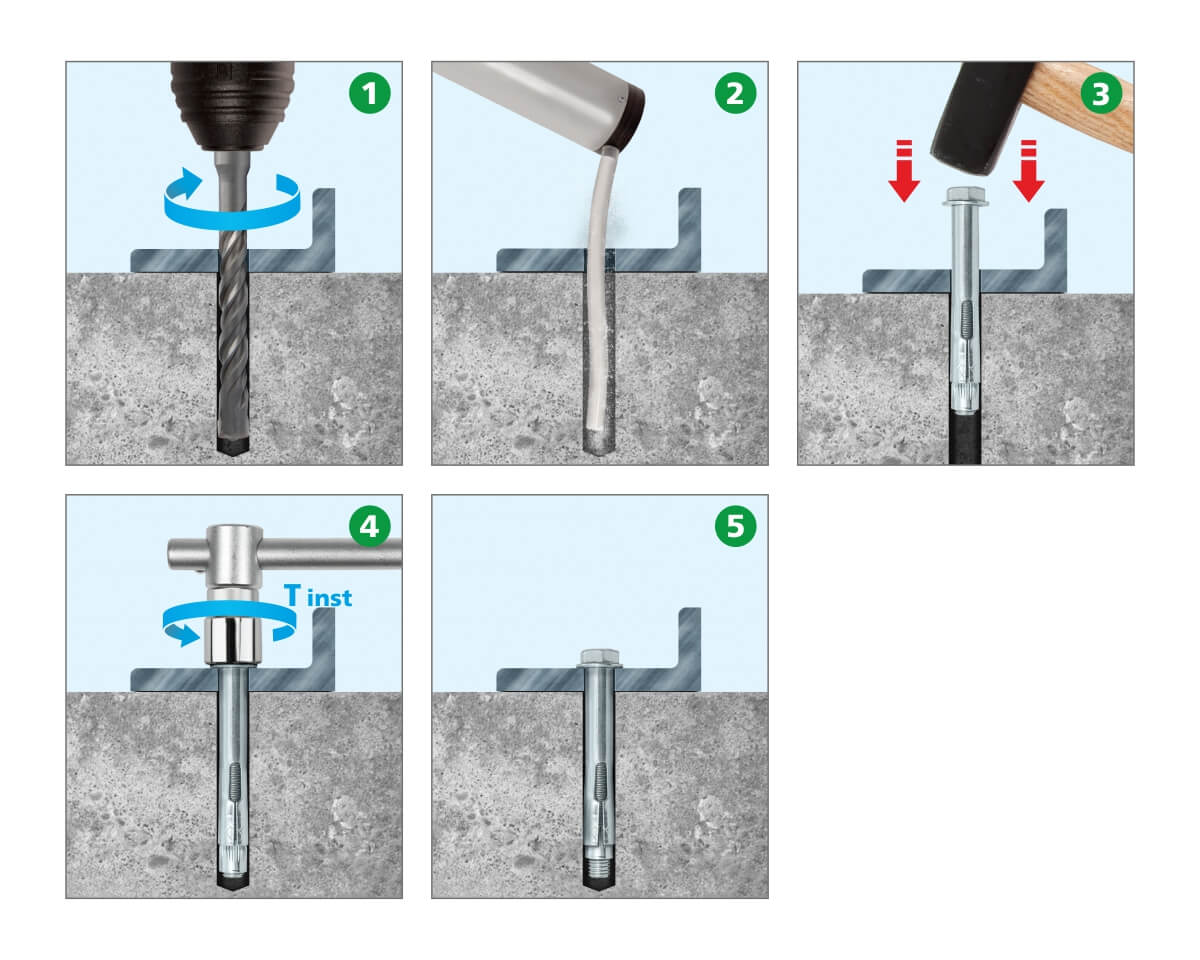 Анкерный болт М12х16х150 (упак/20шт)