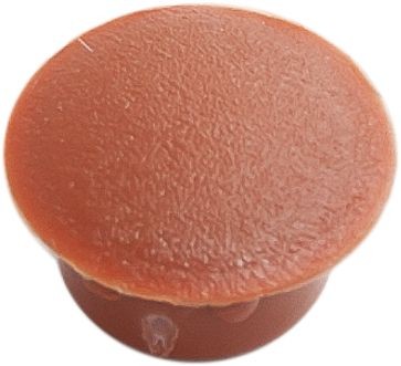 Заглушка декоративная под отверстие D8, красный кирпич (упак/1.000шт)