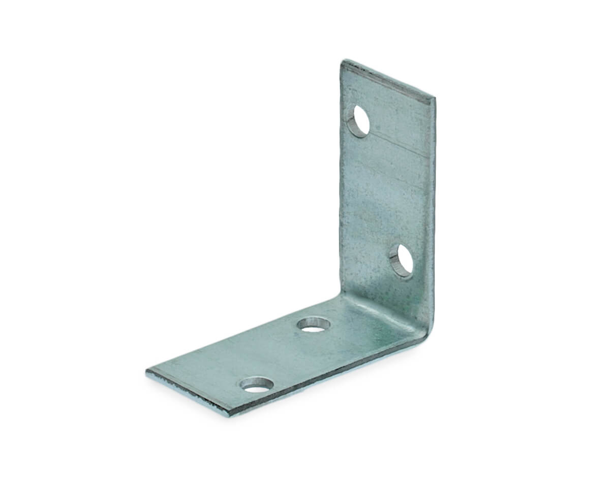 Уголок крепежный равносторонний 40x40x20x2,0 мм KUR-40-20 (шт)