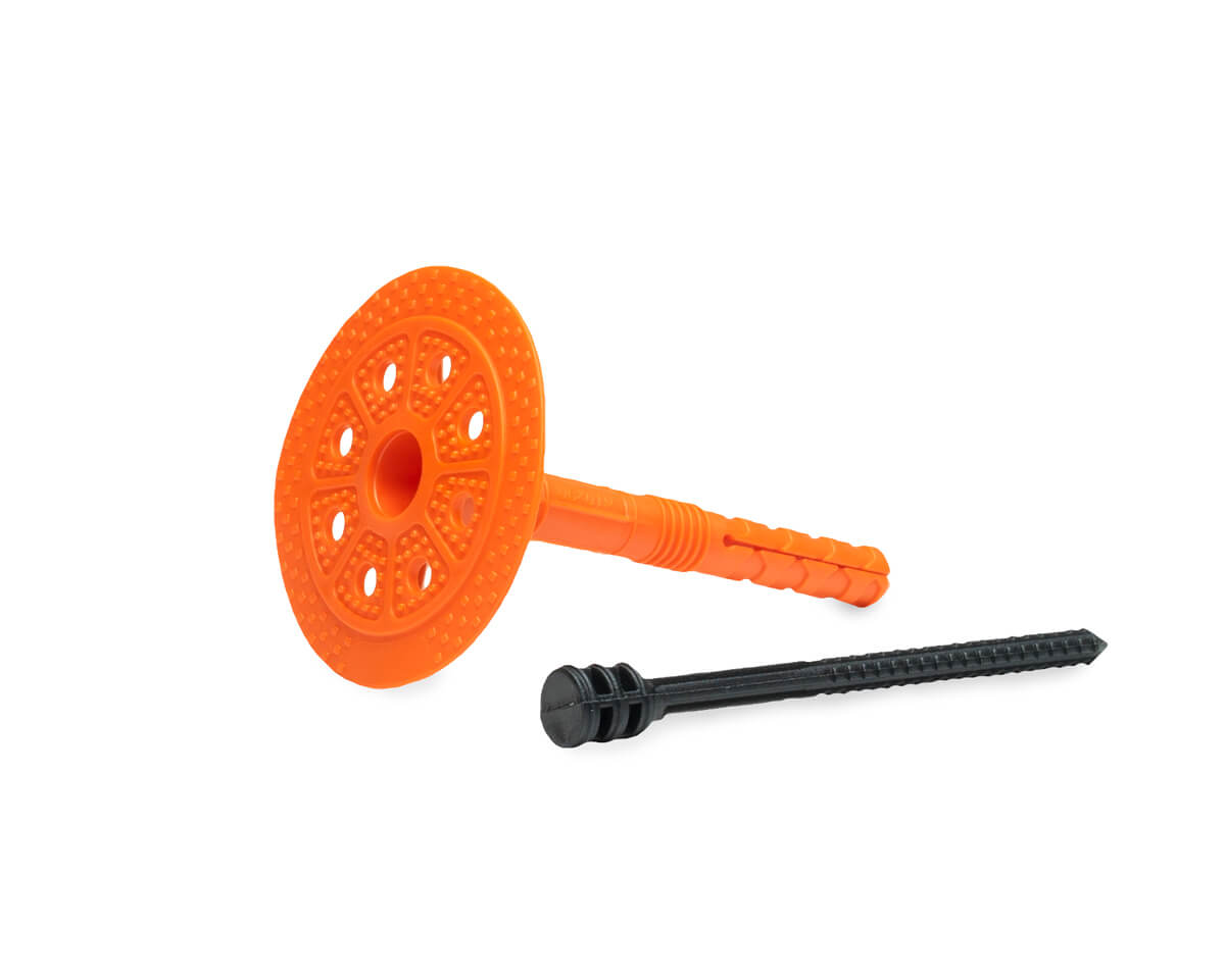 Держатель теплоизоляции 10x90 с полиамидным гвоздем DTM-N + GT-P, ЕКТ (пакет/75шт)