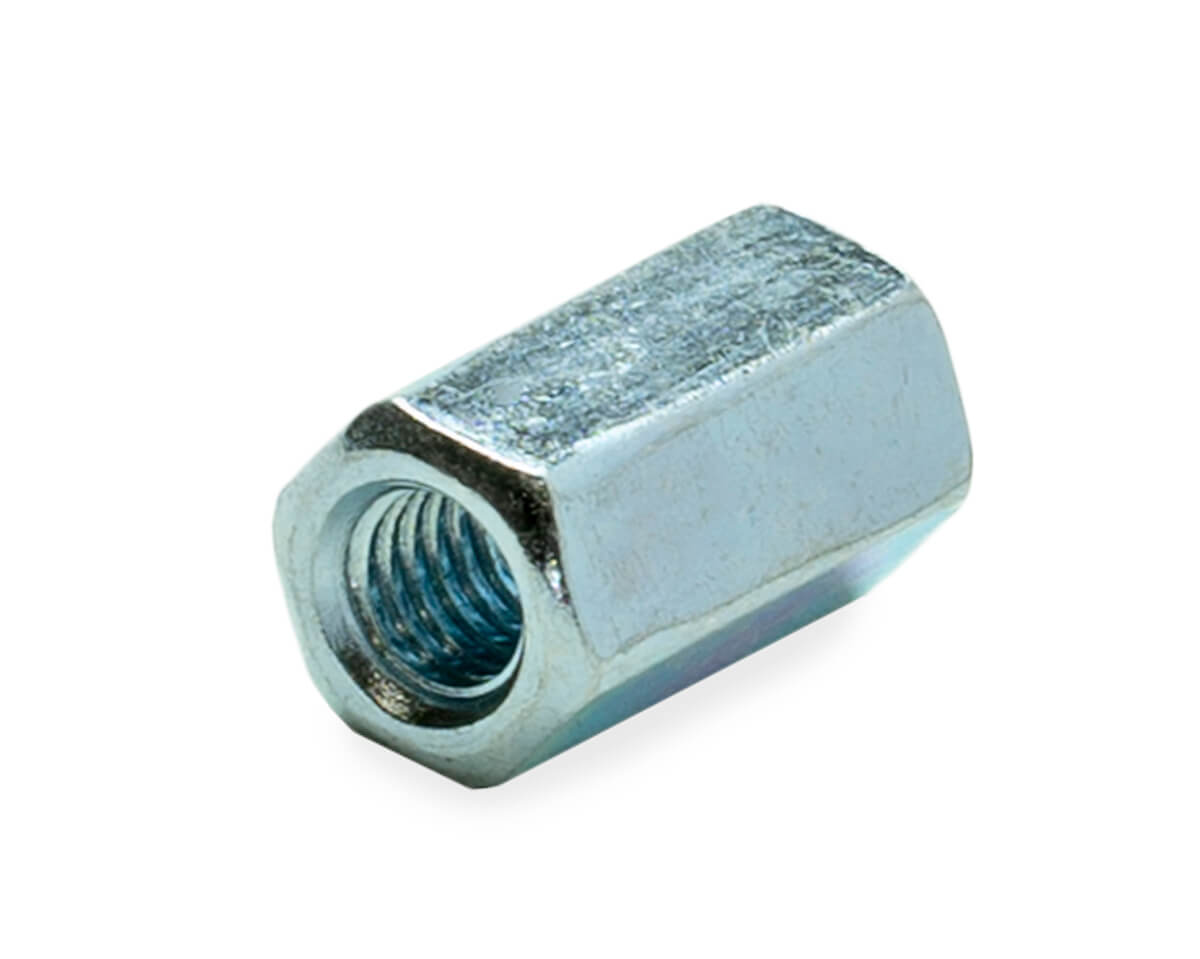 Удлиняющая гайка М 6х18 DIN 6334, класс прочности 6 (упак/2шт)