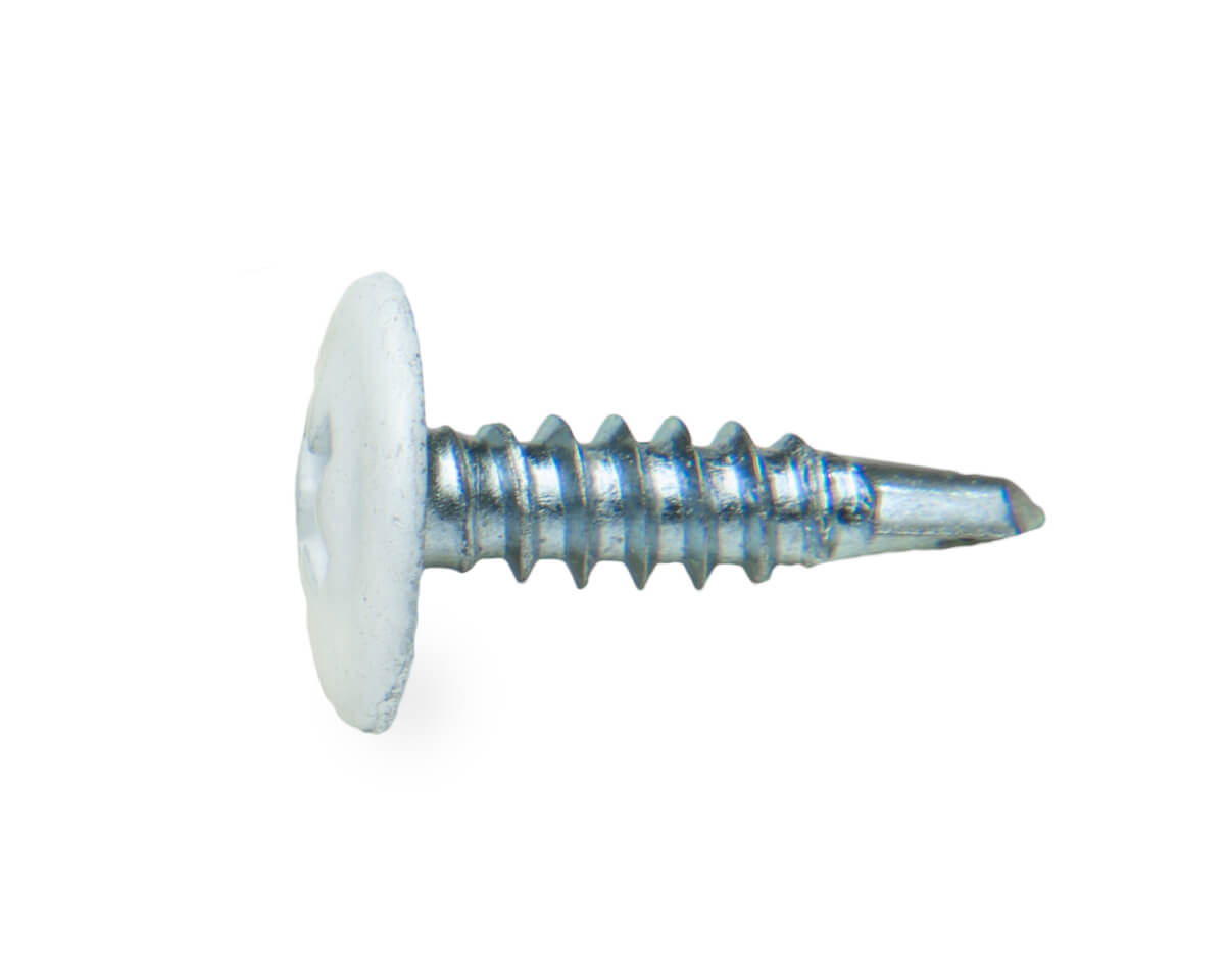 Саморез с п/ш, сверло 4.2х16 RAL9003 (упак/100шт)