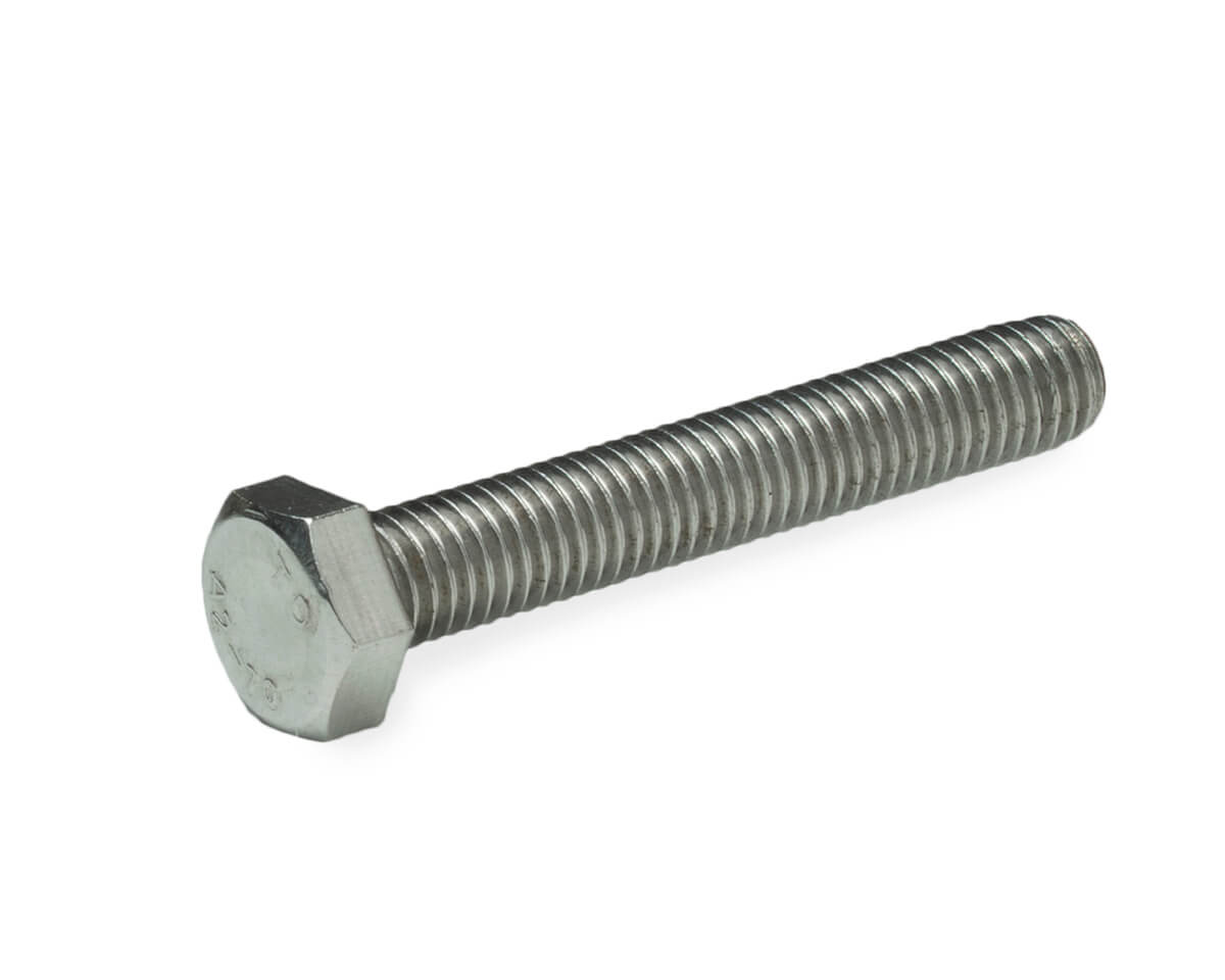 Болт с шестигранной головкой M8х50, DIN933, НЕРЖ. СТАЛЬ (упак/100шт)