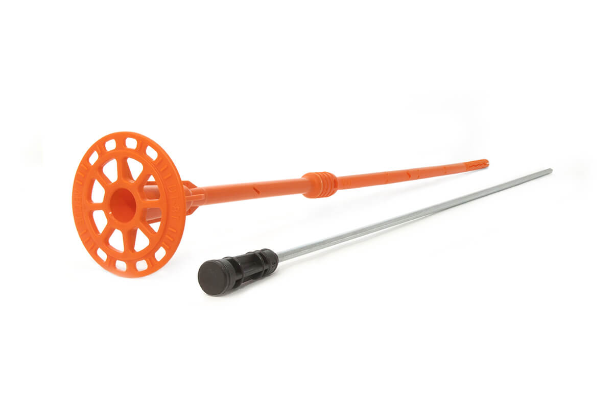 Дюбель тарельчатый 8х450 со стальным гвоздем с высокоэфф. термоголовкой DT-8T-450 (упак/100шт)