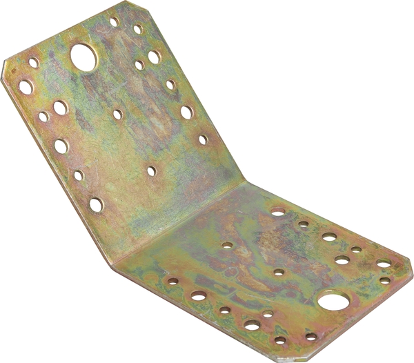 Крепежный уголок под 135 градусов 105x105x90/2,5 KUS4, желтый цинк (шт)