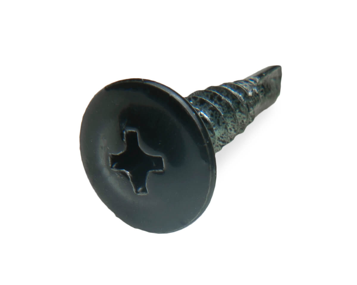 Саморез с п/ш, сверло 4.2х16 RAL9005 (упак/100шт)