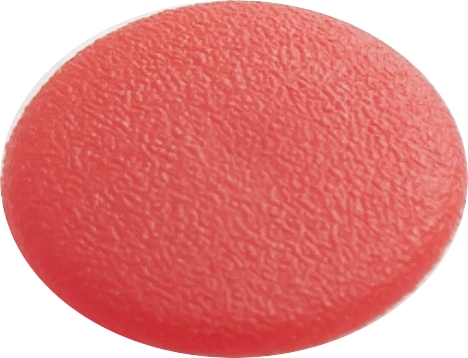 Заглушка декоративная под саморезы PZ-2, красная/S-20 (упак/100шт)