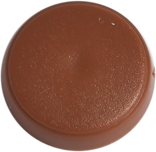 Декоративный колпачок для рамных дюбелей R10, коричневый (упак/1.000шт)