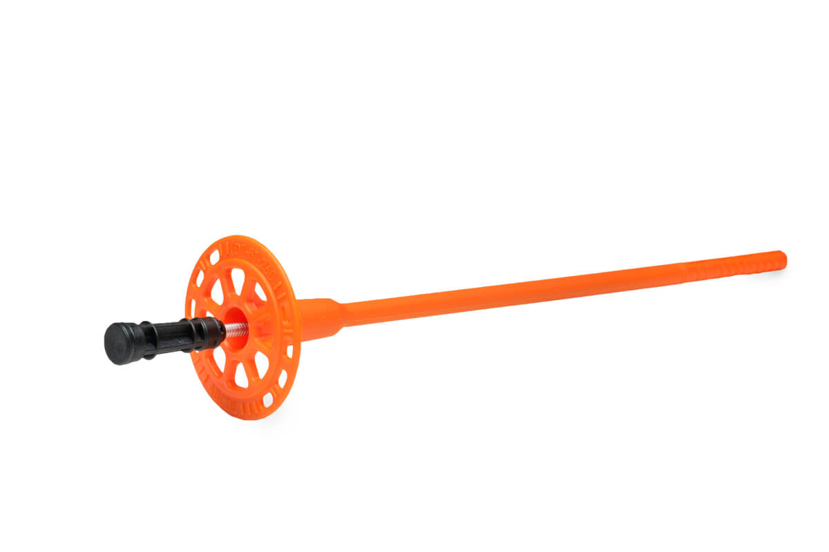 Дюбель тарельчатый 8х260 со стальным гвоздем с высокоэфф. термоголовкой DT-8T-260 (упак/150шт)