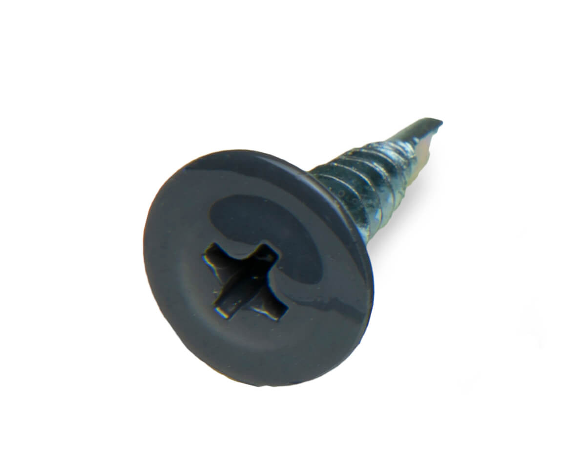 Саморез с п/ш SPS, сверло 4.2х16 RAL7024 (упак/10000шт)