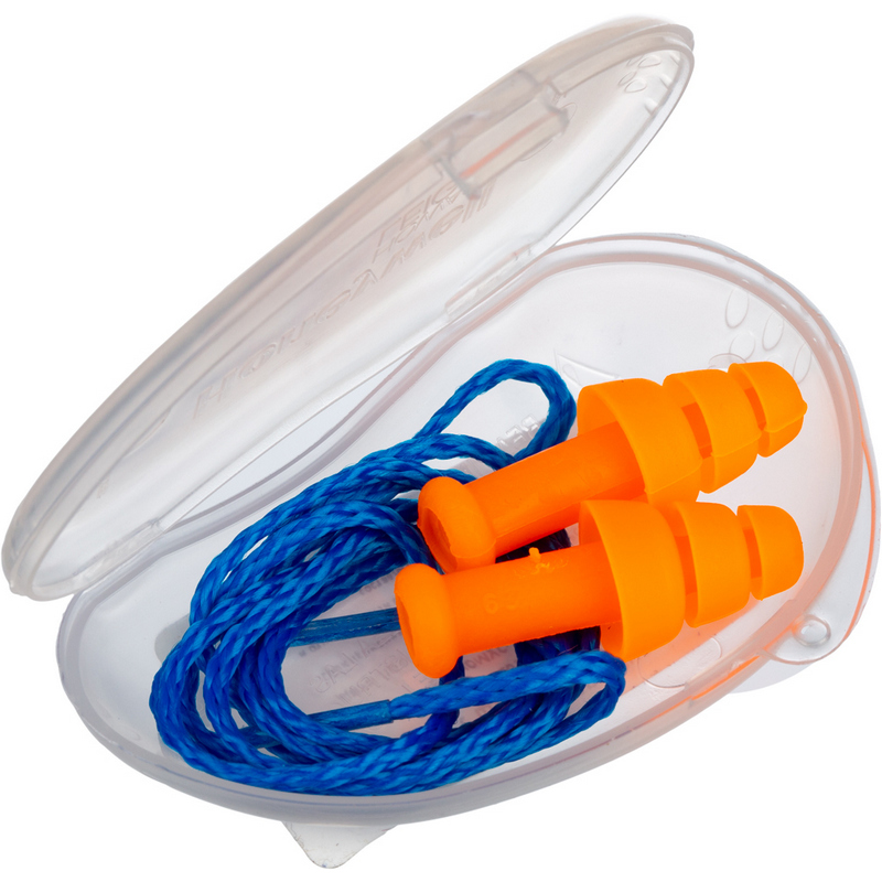 Беруши многоразовые SmartFit, шумоподавление до 30 дБ, со шнурком, контейнер, Honeywell (пара)