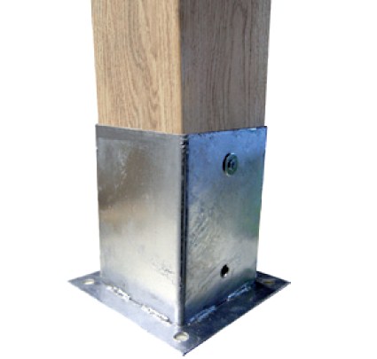 Монтажное основание стойки прямоугольное 91x150x150/2,0 PSP90 (шт)