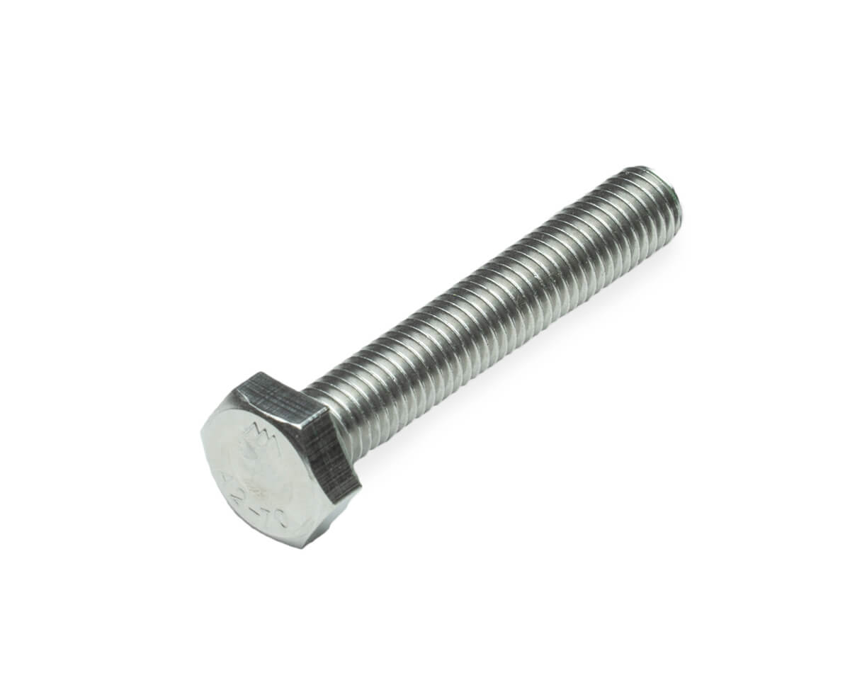 Болт с шестигранной головкой M8х50, DIN933, НЕРЖ. СТАЛЬ (упак/100шт)