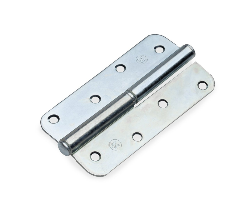 Петля накладная 130мм левая, цинк (пакет/1шт)