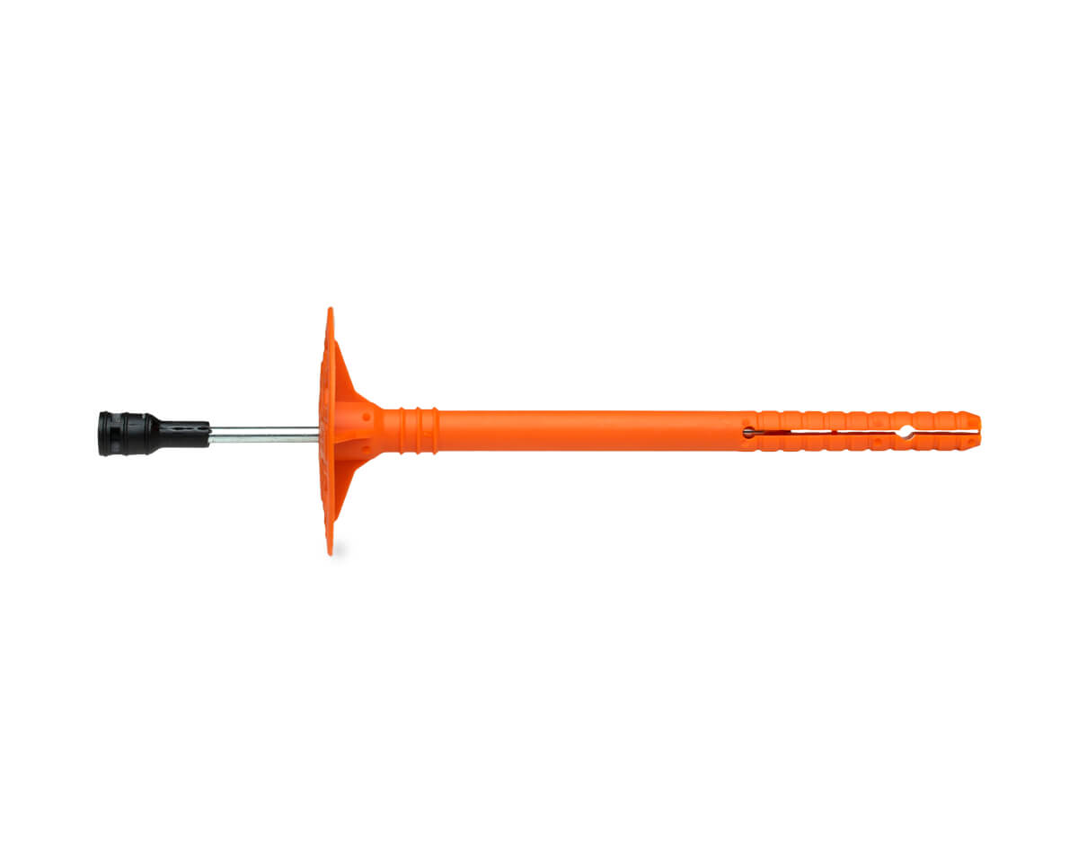 Дюбель тарельчатый 10х160 со стальным гвоздем с термоголовкой DTI-10 (упак/250шт)