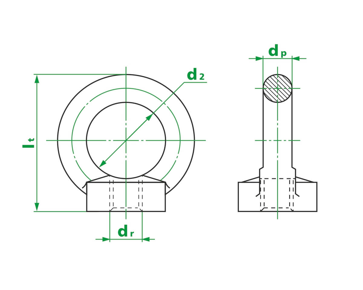 Рым-гайка М16, DIN582 (шт)