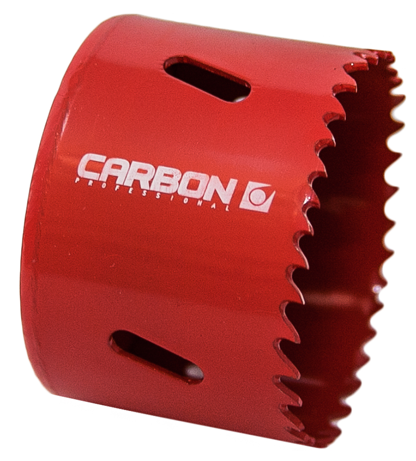 Коронка биметаллическая 57мм, глуб. 38мм, HSS M42 (HSS-Co 8%) CARBON (шт)