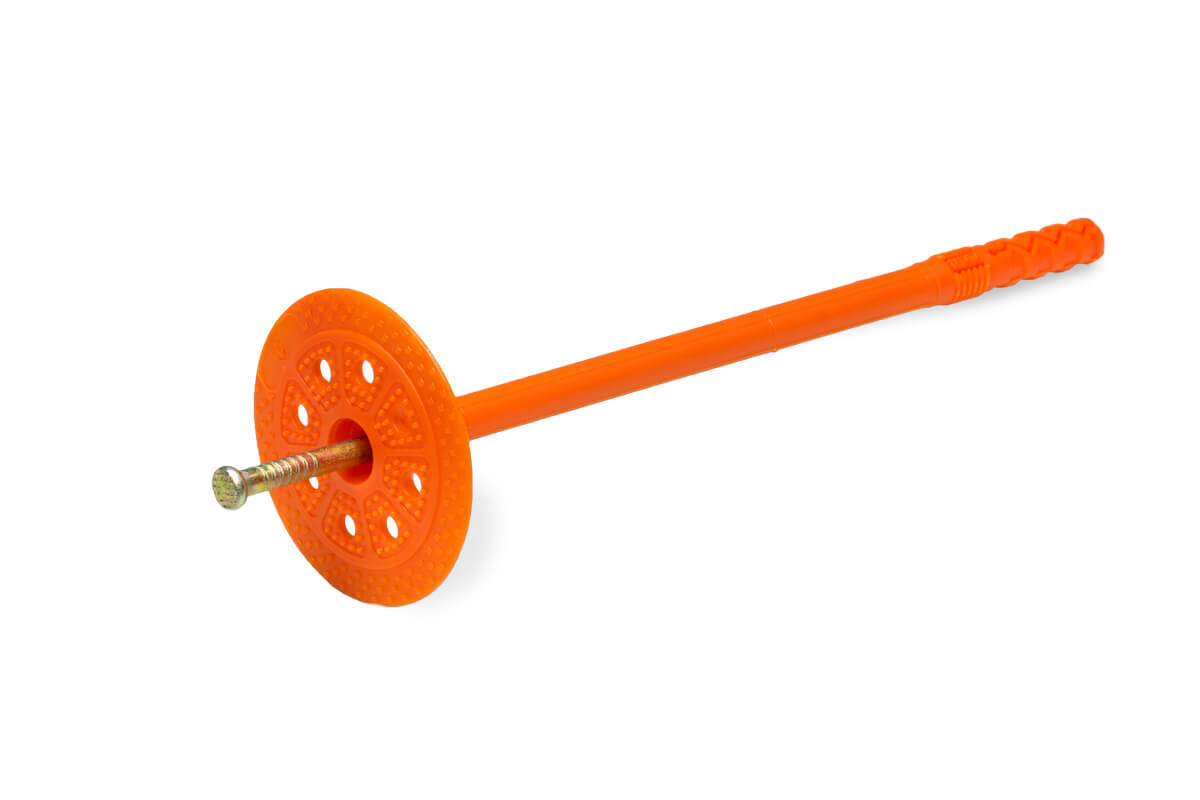 Держатель теплоизоляции 10x200 со стальным гвоздем БЕЗ ЗАГЛУШКИ (упак/200шт)