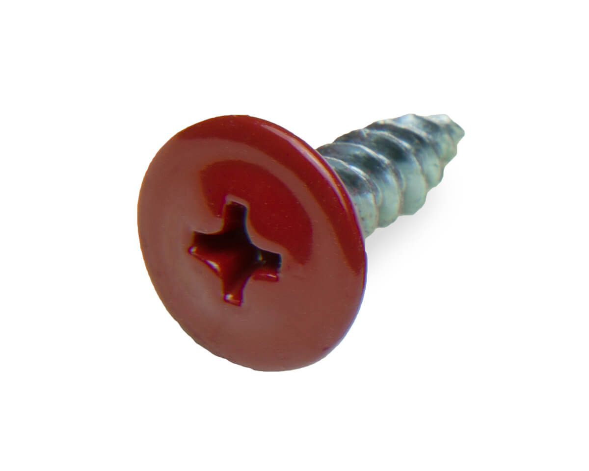 Саморез с п/ш SPO, острый 4.2х16 RAL3011 (упак/500шт)