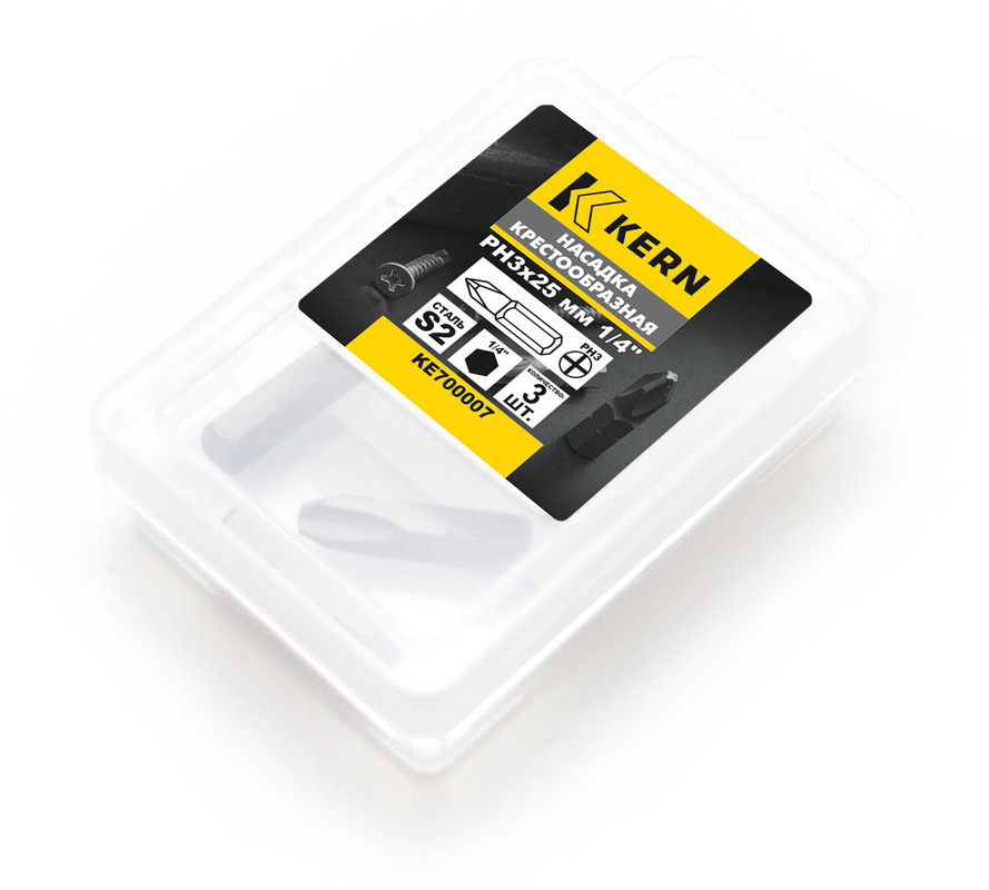 Насадка крестообразная PH3х25мм 1/4