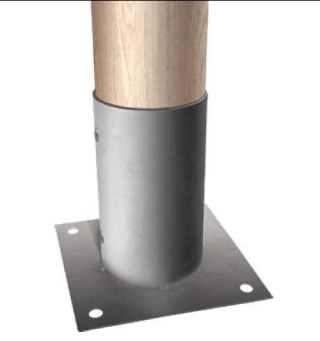 Основание столба круглое 101x150x150/2 PSPO100 (шт)