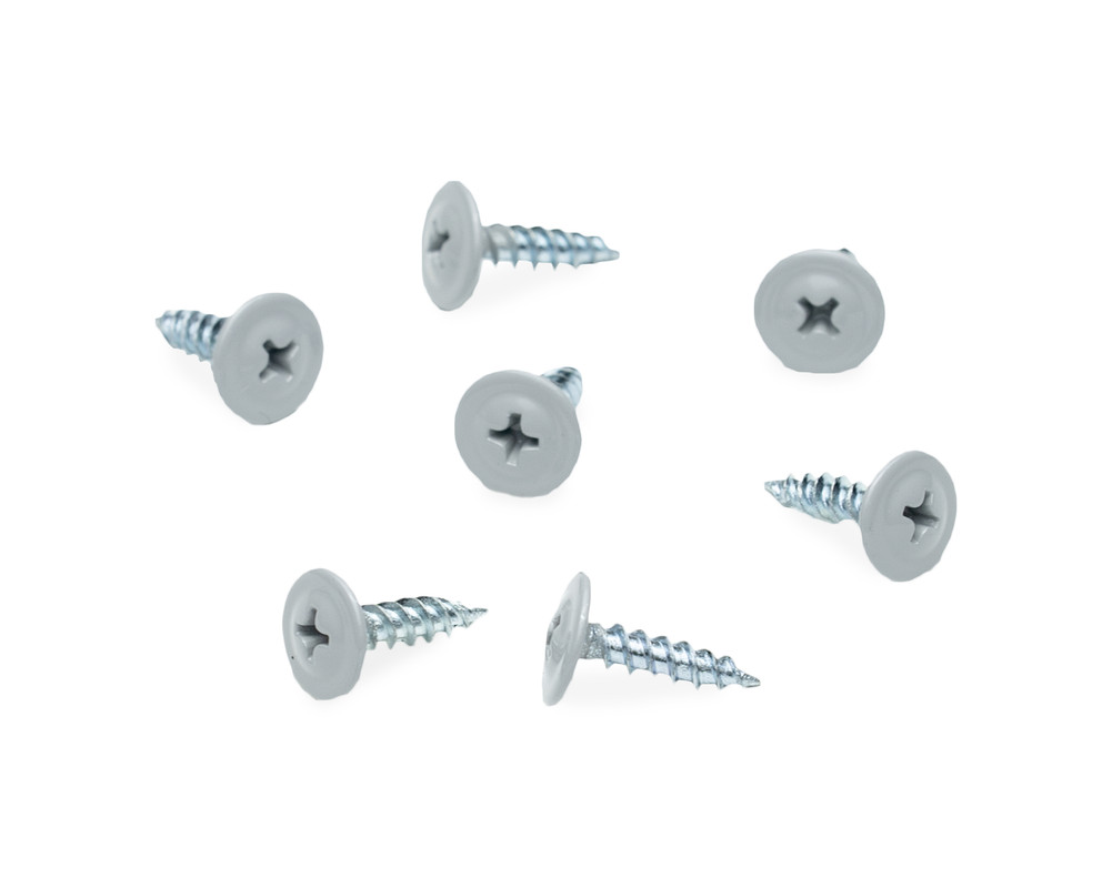 Саморез с п/ш SPO, острый 4.2х16 RAL7004 (упак/500шт)