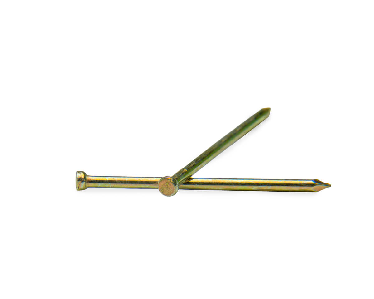 Гвоздь финишный 1,6x30, желт. цинк, в пласт. контейнере (упак/0,15кг)