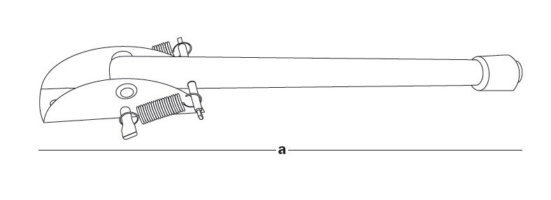 Упор для ворот 360mm UDV-360 (шт)