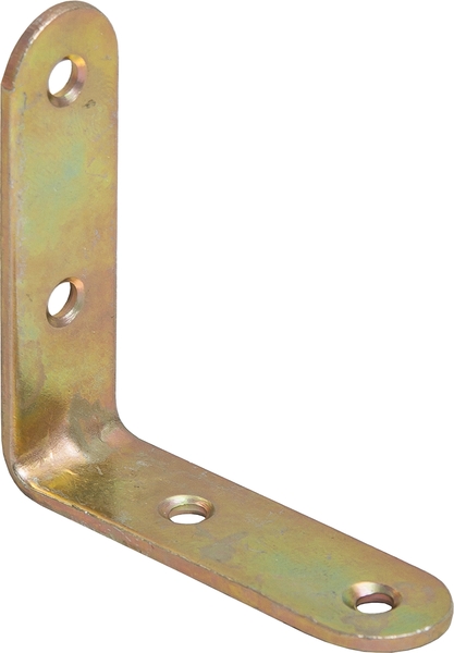 Узкий уголок усиленный декоративный 50x50x17/2 KWOD3, желтый цинк (шт)